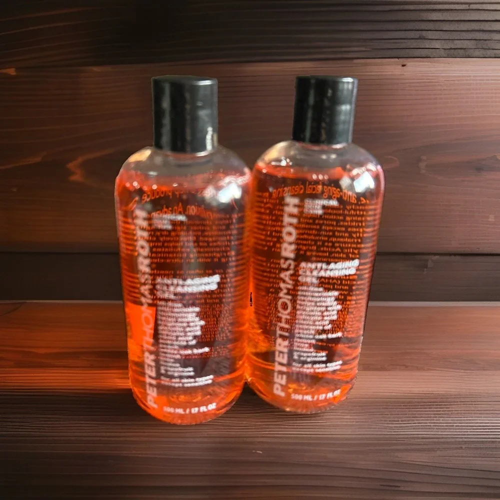 Peter Thomas Roth Anti Aging Cleansing Gel 17oz Mega Size Oil Free Lot Of 2 New